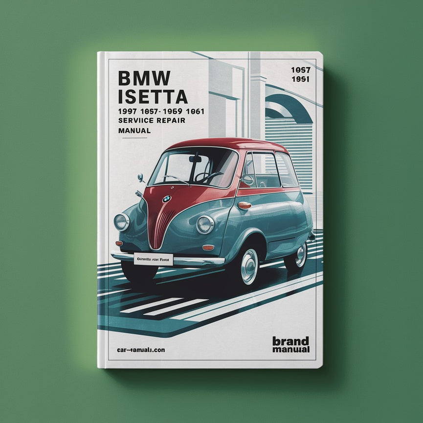 BMW Isetta 1957 1958 1959 1960 1961 Service-Reparaturhandbuch