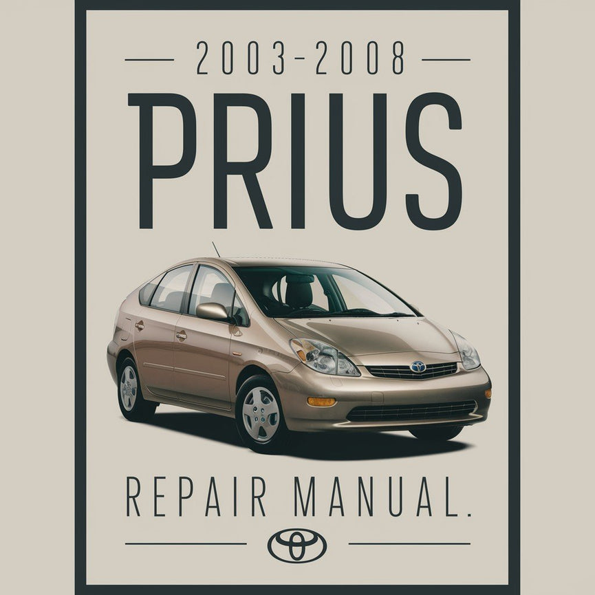 Manual de reparación de Toyota Prius 2003-2008