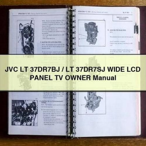 JVC LT 37DR7BJ / LT 37DR7SJ WIDE LCD PANEL TV Owner Manual PDF Download