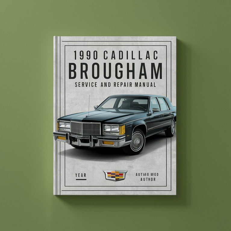 1990 Cadillac Brougham Service and Repair Manual