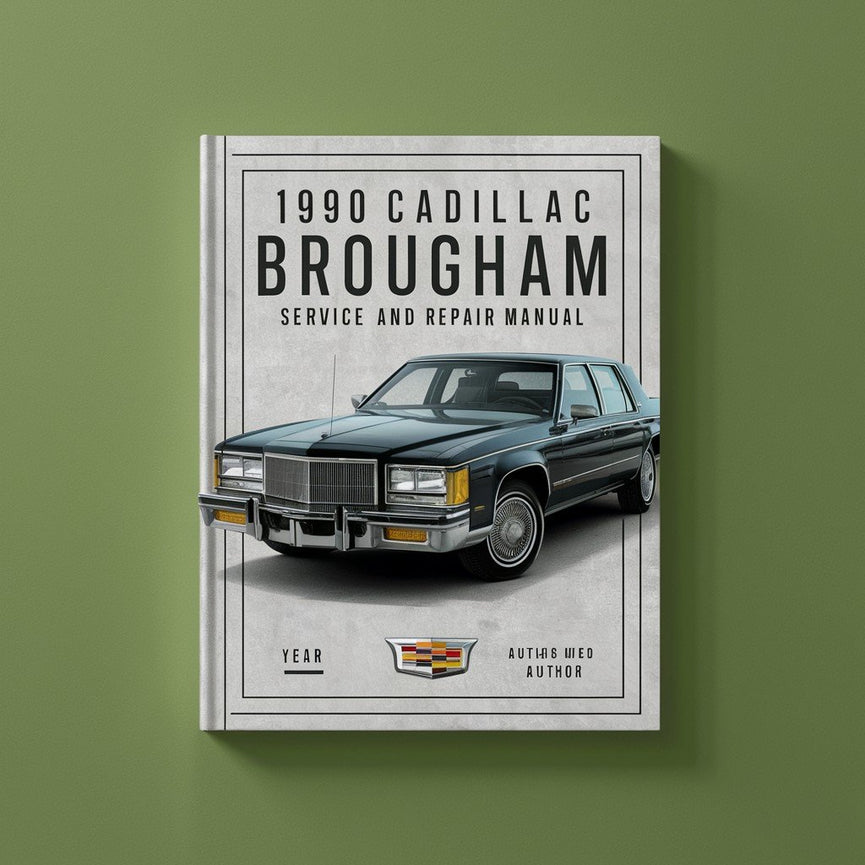 Manual de servicio y reparación de Cadillac Brougham 1990