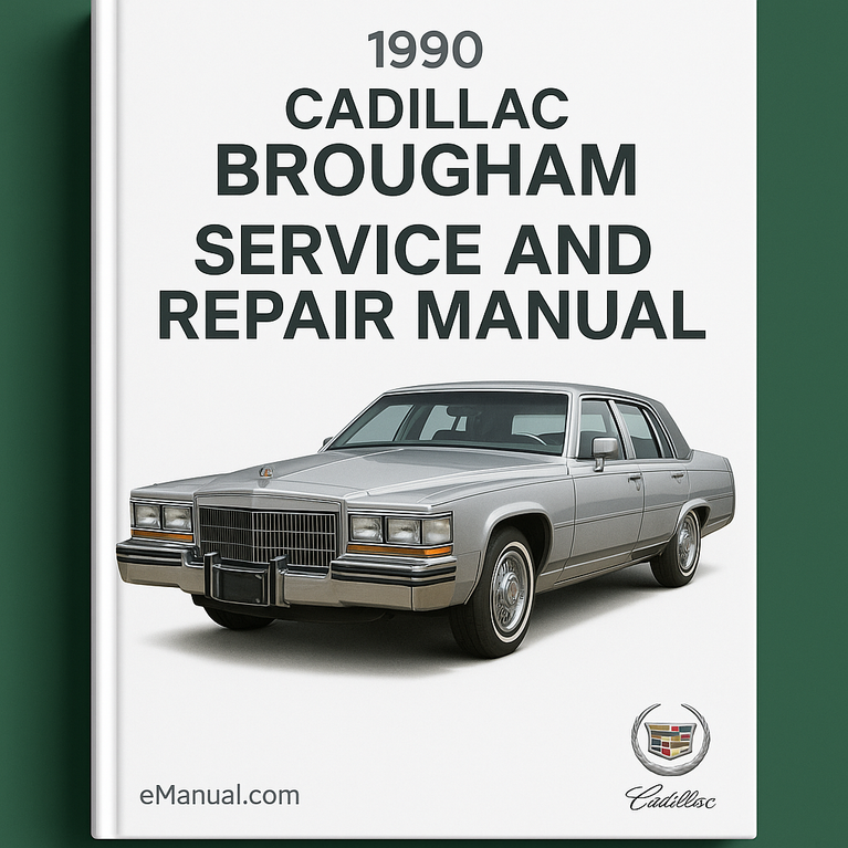 Manual de servicio y reparación de Cadillac Brougham 1990