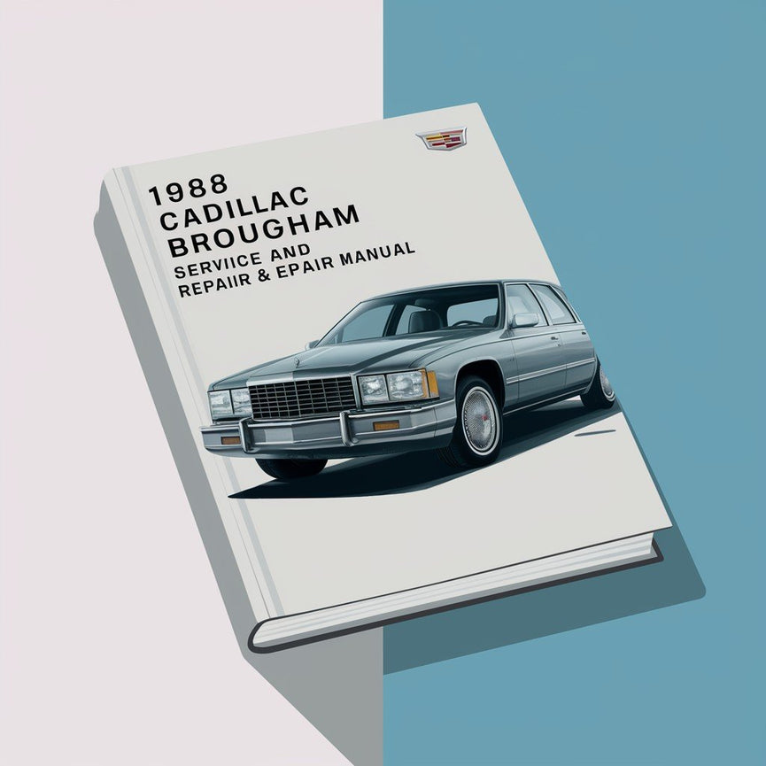 Manual de servicio y reparación de Cadillac Brougham 1988