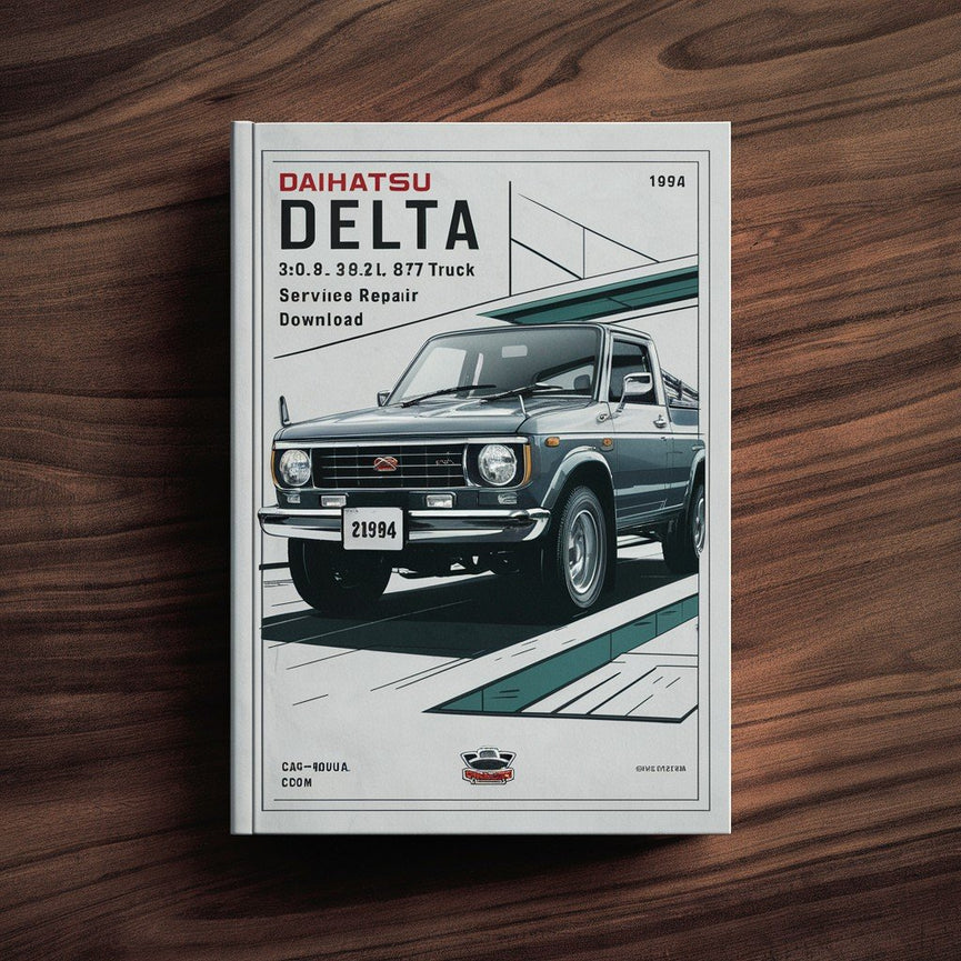 Manual de taller y reparación de camiones Daihatsu Delta 3.0L 3.4L 3.7L 1984-1994