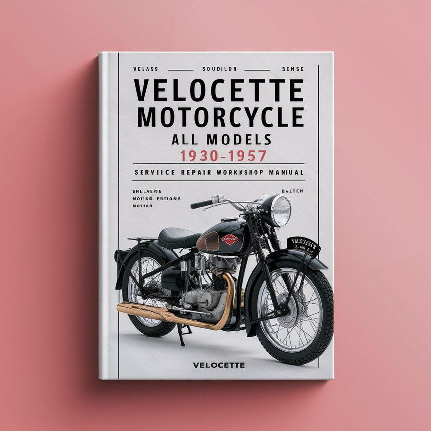 Velocette Motorrad Alle Modelle 1930-1957 Service-Reparatur-Werkstatthandbuch