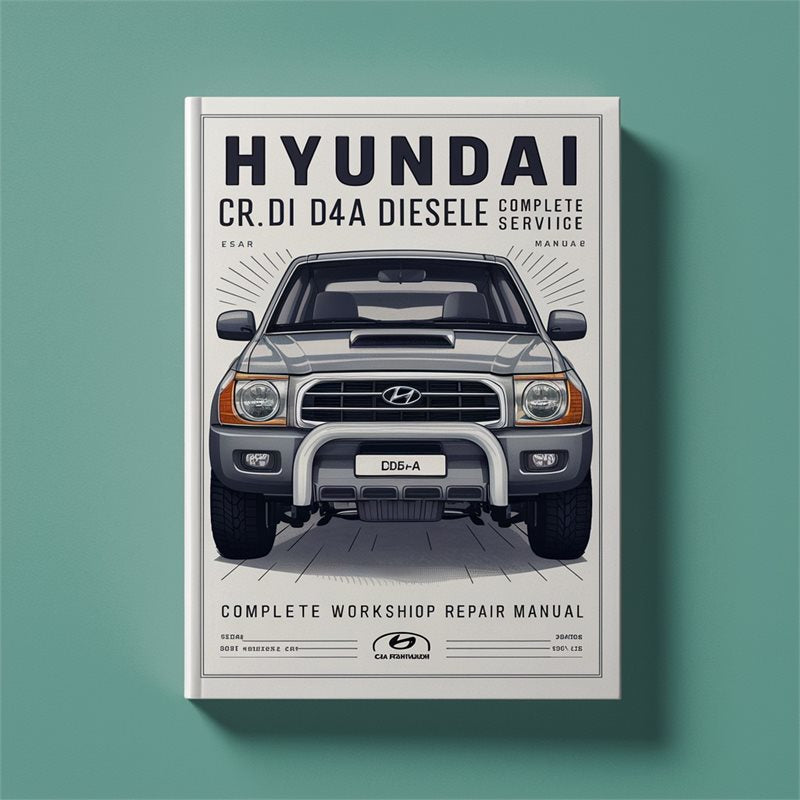 Hyundai Crdi D4FA Diesel Engine Service Repair Workshop Manual PDF