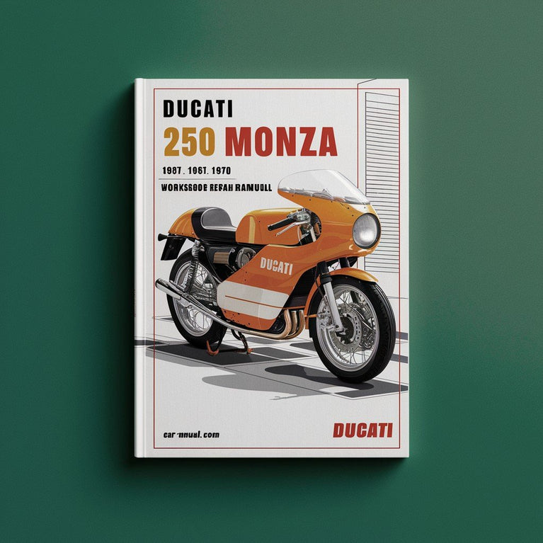 Manual de reparación y servicio del taller de Ducati 250 Monza 1967 1968 1969 1970