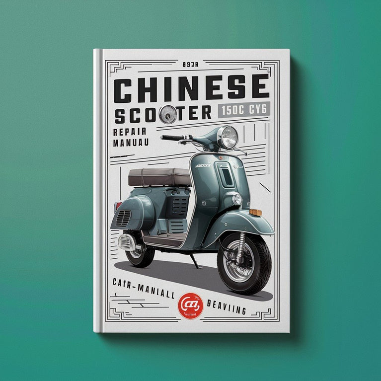 Manual de servicio y reparación de scooter chino Gy6 de 150 cc