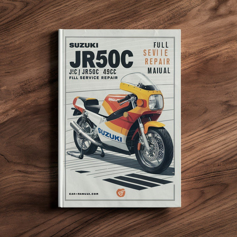 Manual de reparación y servicio completo de la minimoto Suzuki Jr50 Jr50c Jr50r 49cc