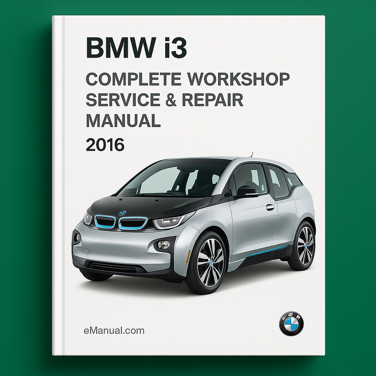BMW i3 Komplettes Werkstatthandbuch 2016