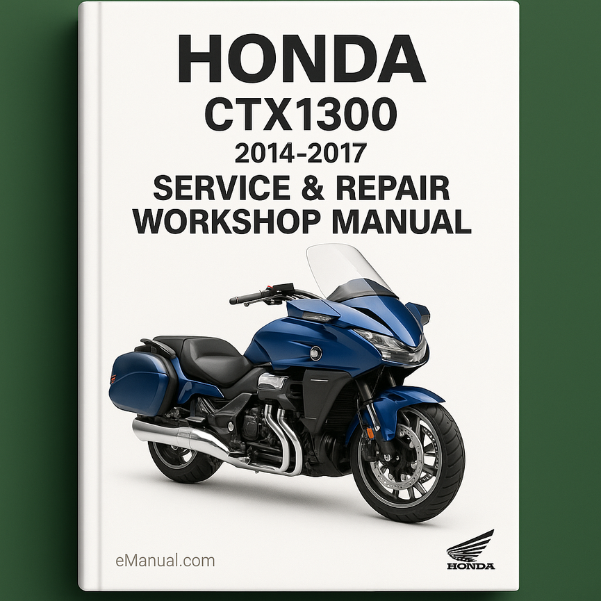Manual de taller y reparación de motocicletas Honda CTX1300 CTX 1300 2014-2017
