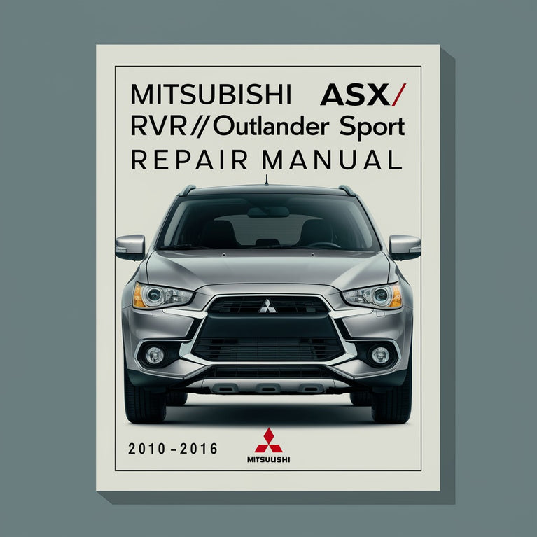 Mitsubishi ASX/RVR/Outlander Sport 2010-2016 Reparaturhandbuch