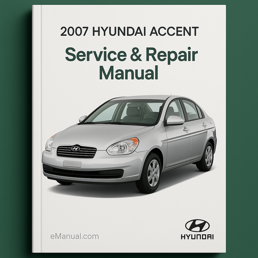 Manual de servicio y reparación del Hyundai Accent 2007