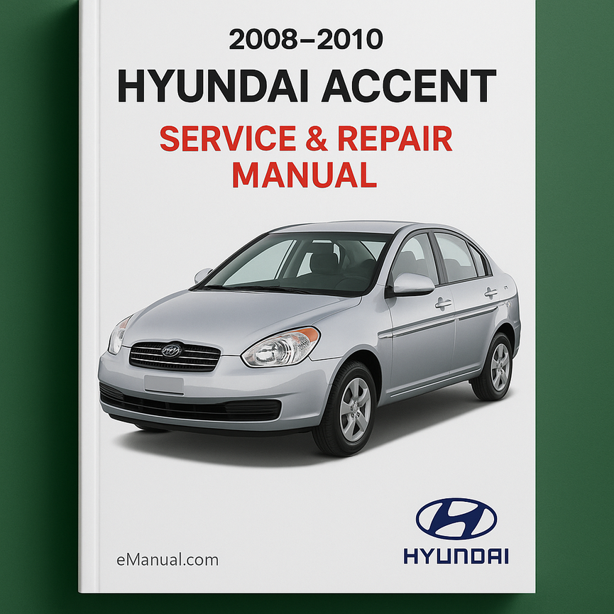 Manual de servicio y reparación del Hyundai Accent 2008-2010