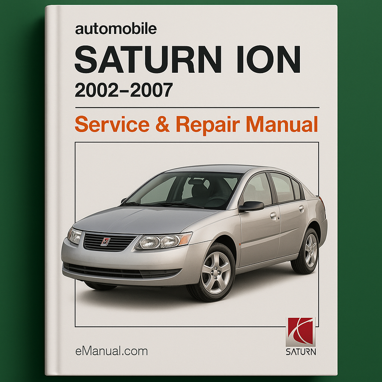 Saturn Ion Service Repair Manual 2002-2007