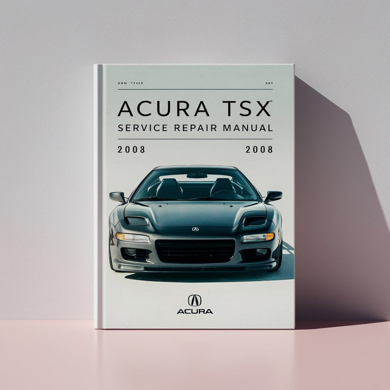 Manual de servicio y reparación del Acura TSX 2003-2008