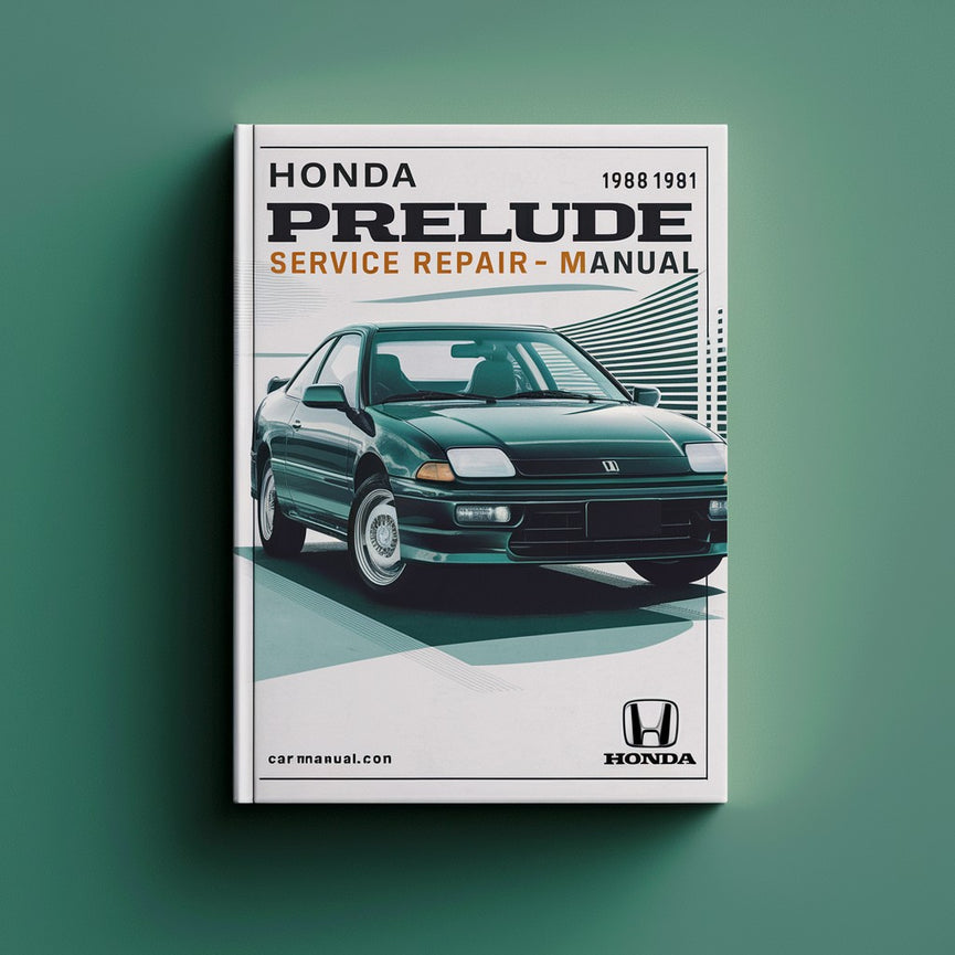 Manual de servicio y reparación del Honda Prelude 1988-1991