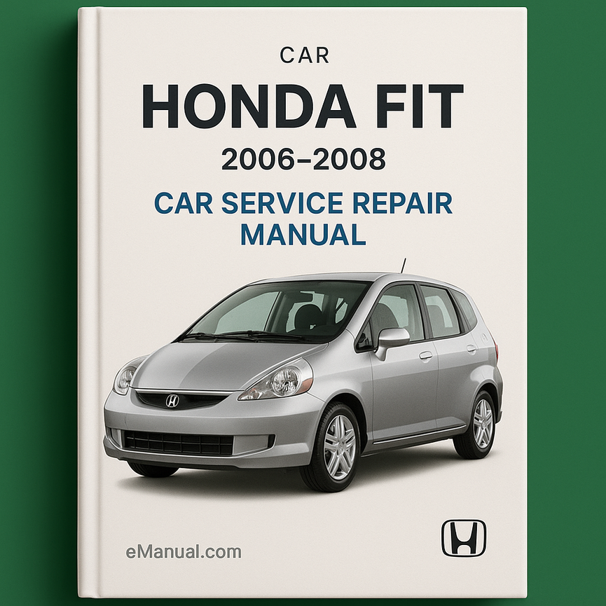 Honda Fit Service Repair Manual 2006-2008