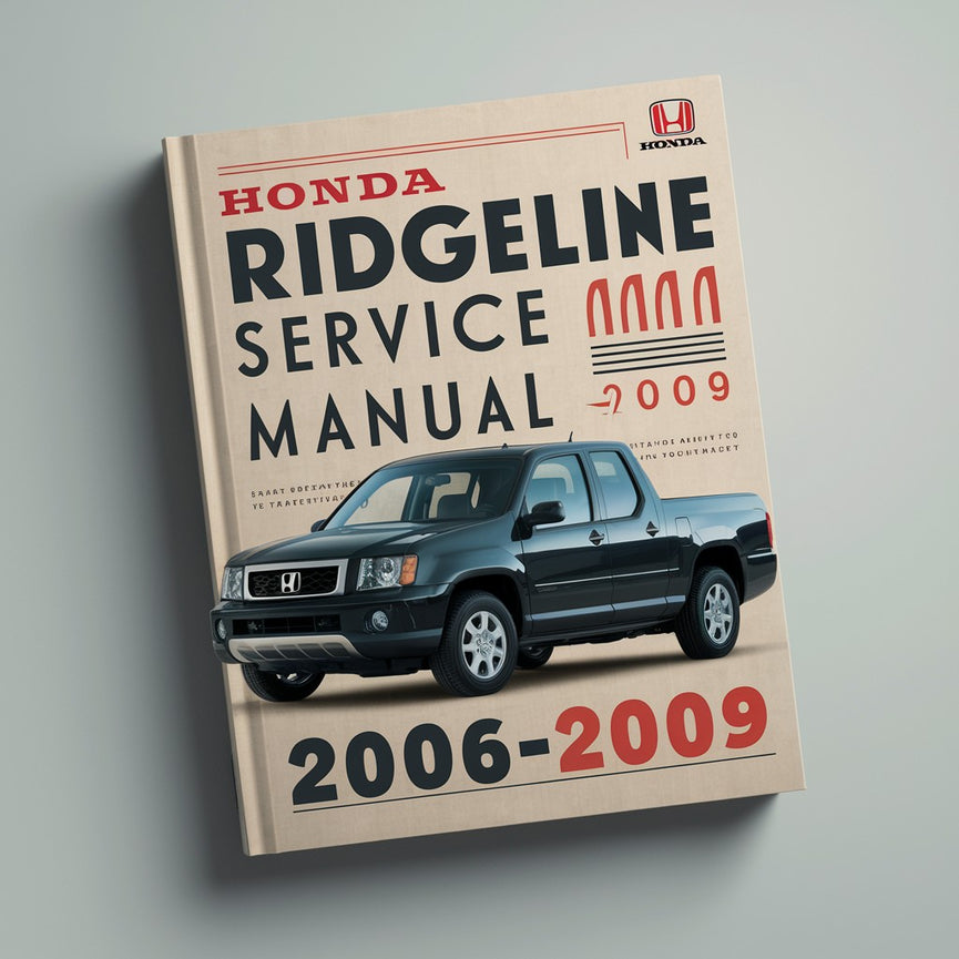 Manual de servicio y reparación de Honda Ridgeline 2006-2009