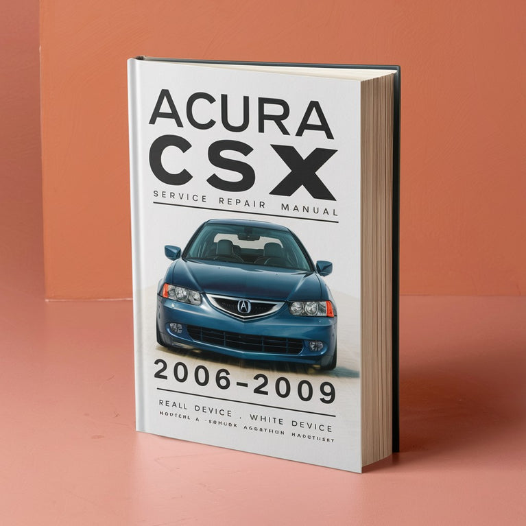 Manual de servicio y reparación del Acura CSX 2006-2009