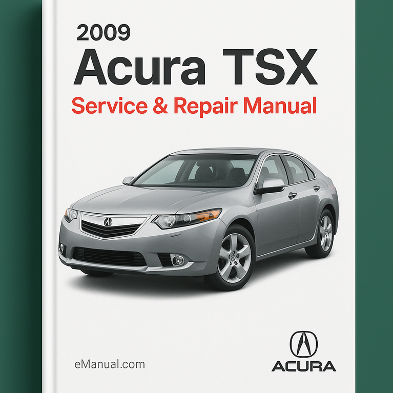 2009 Acura TSX Service Repair Manual