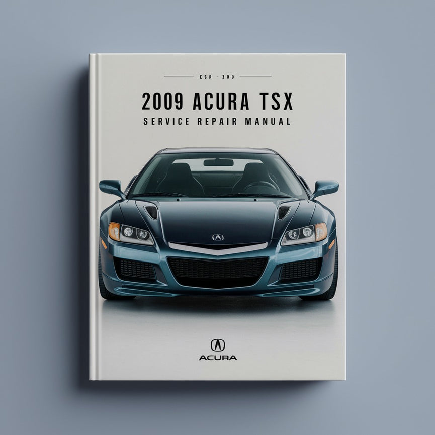 Manual de servicio y reparación del Acura TSX 2009