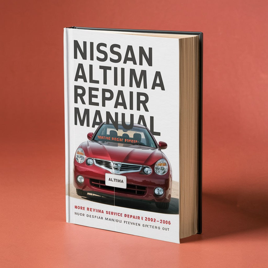 Manual de servicio y reparación del Nissan Altima 2002-2006