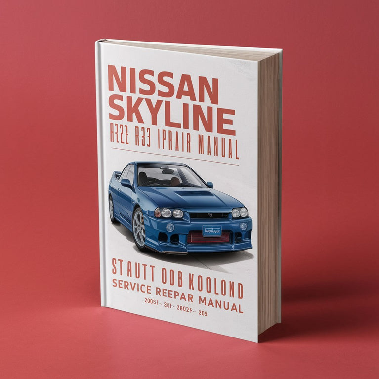 Manual de Servicio y Reparación Nissan Skyline R32 R33 R34