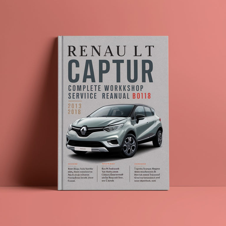 Manual de taller y reparación completo del Renault Captur 2013 2014 2015 2016 2017 2018