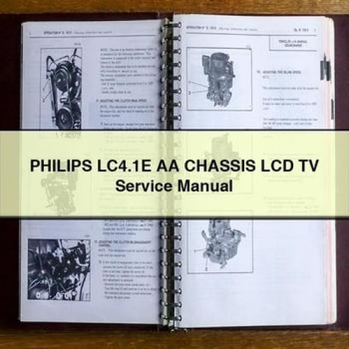 PHILIPS LC4.1E AA CHASSIS LCD TV Service Manual PDF Download