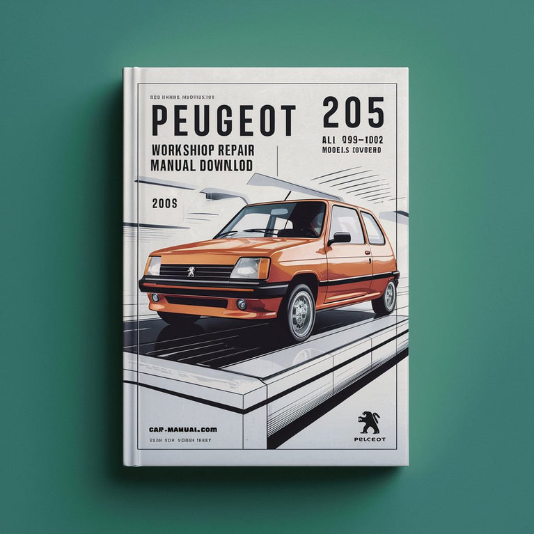 Manual de reparación del taller PEUGEOT 205 Todos los modelos 1993-2002 INCLUIDOS