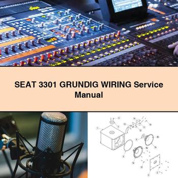 SEAT 3301 GRUNDIG Wiring Service Repair Manual