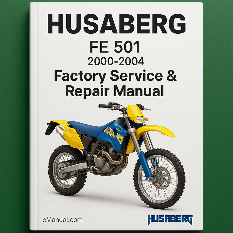 Husaberg FE 501 2000-2004 Factory Service Repair Manual