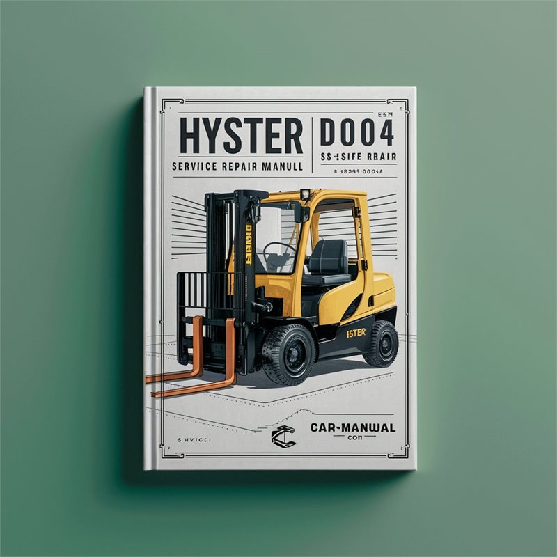 Hyster D004 (s5.50xl) Forklift S5.50XL Service Repair Workshop Manual PDF