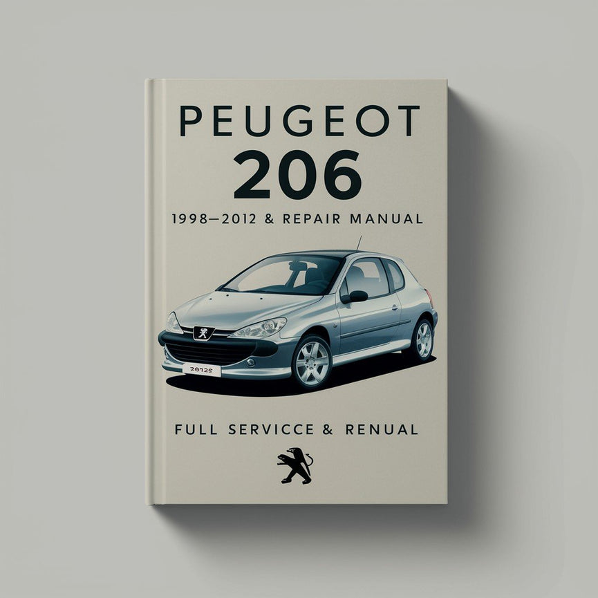 Manual completo de servicio y reparación del Peugeot 206 1998-2012