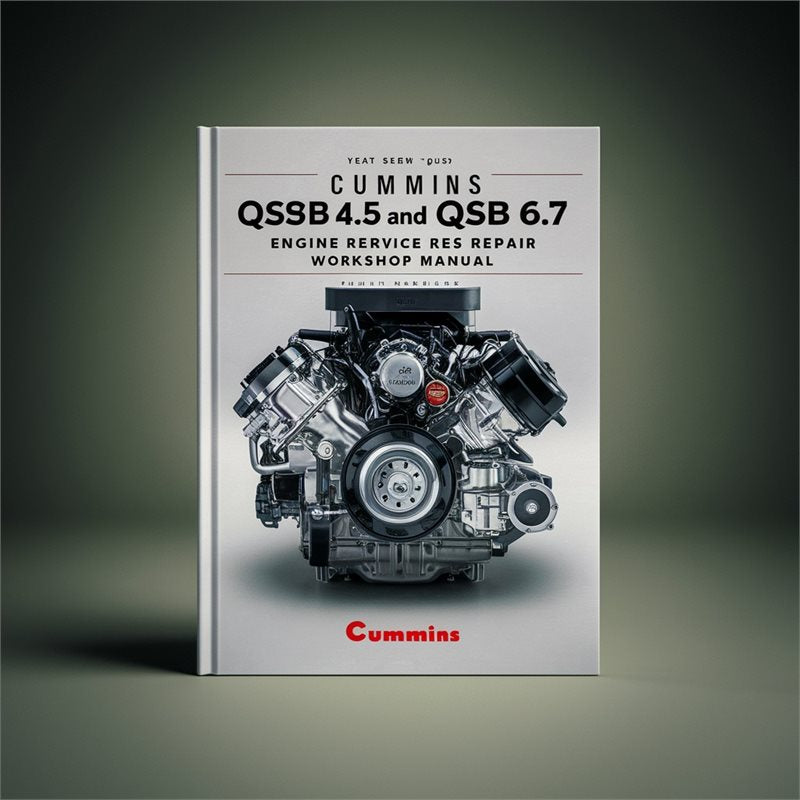 Cummins QSB 4.5 and QSB 6.7 Engine Service Repair Workshop Manual PDF