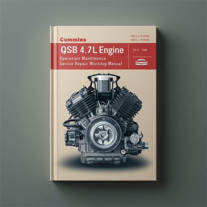Cummins ISB / Isbe QSB Series 4.5 6.7l Diesel Engine Operation Service Repair Workshop Manual PDF