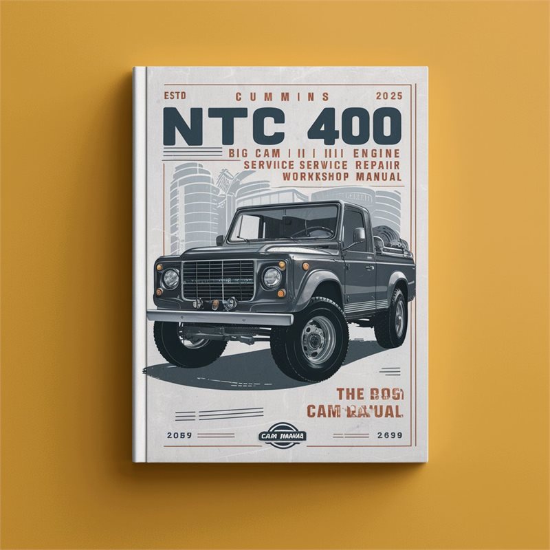 Cummins NT Series NTC 400 Big CAM I II III Engine Service Repair Workshop Manual PDF