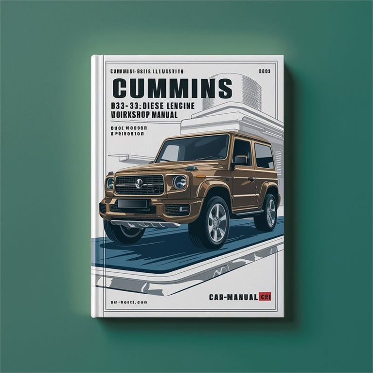 Cummins B Series B3.3 Qsb3.3 Diesel Engine Service Repair Workshop Manual PDF