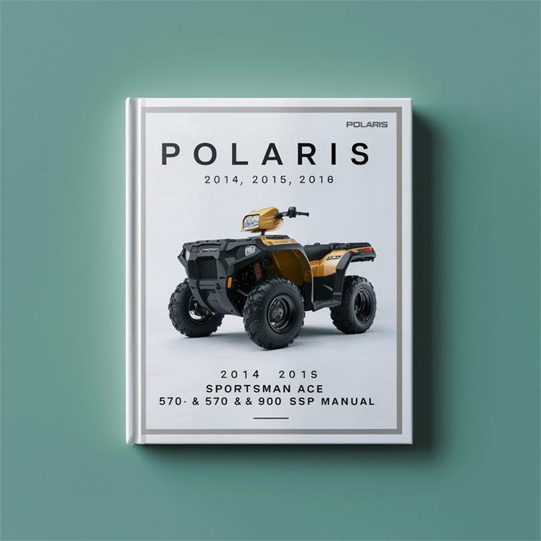 Polaris 2014 2015 2016 Sportsman ACE 570 & 570 900 SP Manual PDF