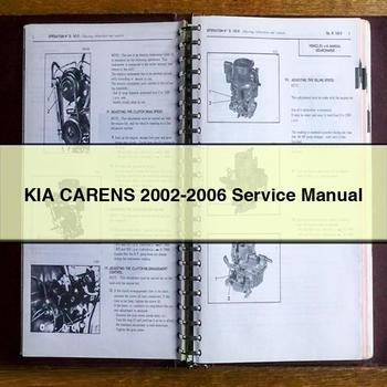 Manual de servicio y reparación de KIA CARENS 2002-2006