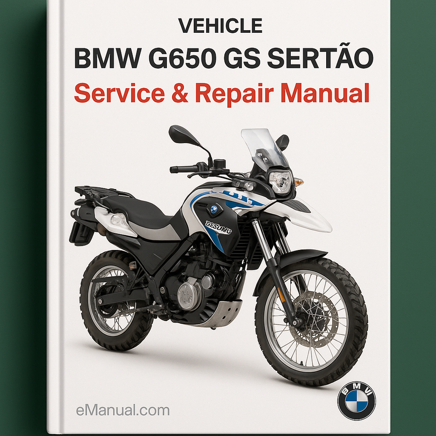 BMW G650 GS SERTAO Service Repair Manual