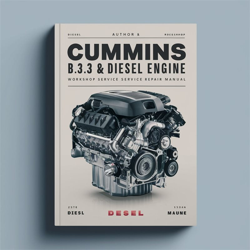 CUMMINS B3.3 & QSB3.3 DIESEL Engine Workshop Service Repair Manual PDF