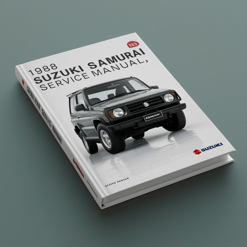 Manual de servicio y reparación del Suzuki Samurai 1988