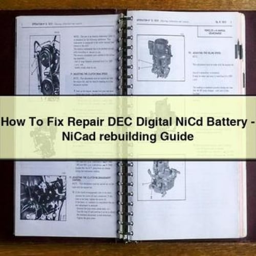 How To Fix Repair DEC Digital NiCd Battery - NiCad rebuilding Guide