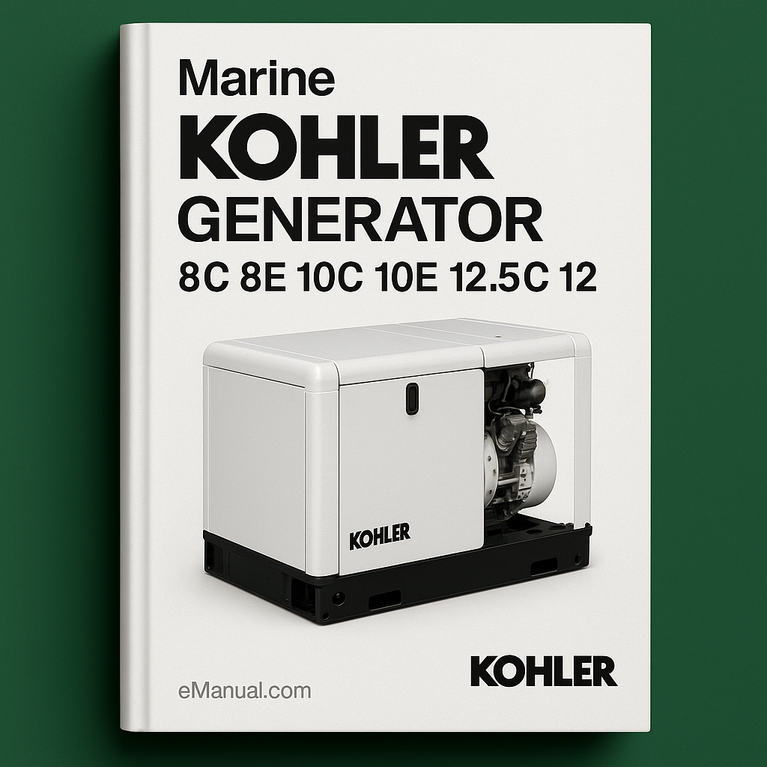 KOHLER Service Parts Marine GENERATOR 8C 8E 10C 10E 12.5C 12