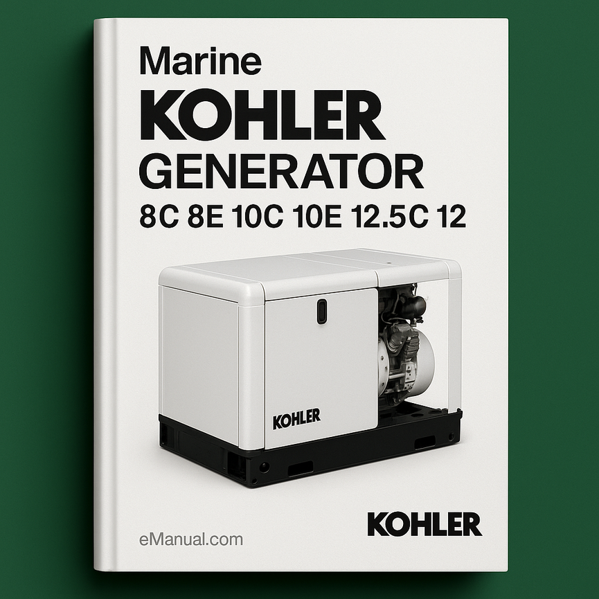 KOHLER Service Parts Marine GENERATOR 8C 8E 10C 10E 12.5C 12