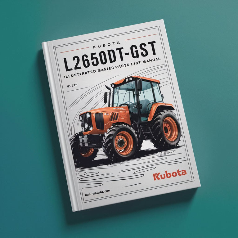 Kubota L2650DT-GST Tractor Illustrated Master Parts List Manual