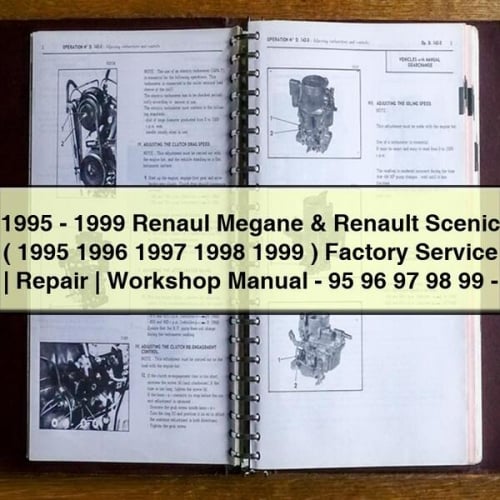 1995-1999 Renaul Megane &amp; Renault Scenic (1995 1996 1997 1998 1999) Werksservice | Reparatur | Werkstatthandbuch-95 96 97 98 99-PDF