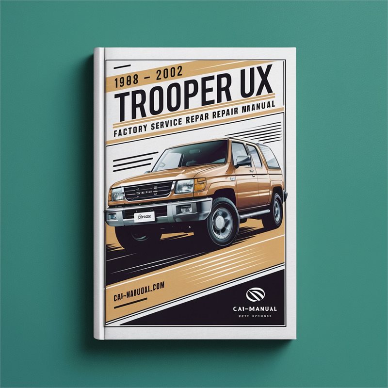 1998-2002 Isuzu Trooper UX Service Repair Workshop Manual PDF